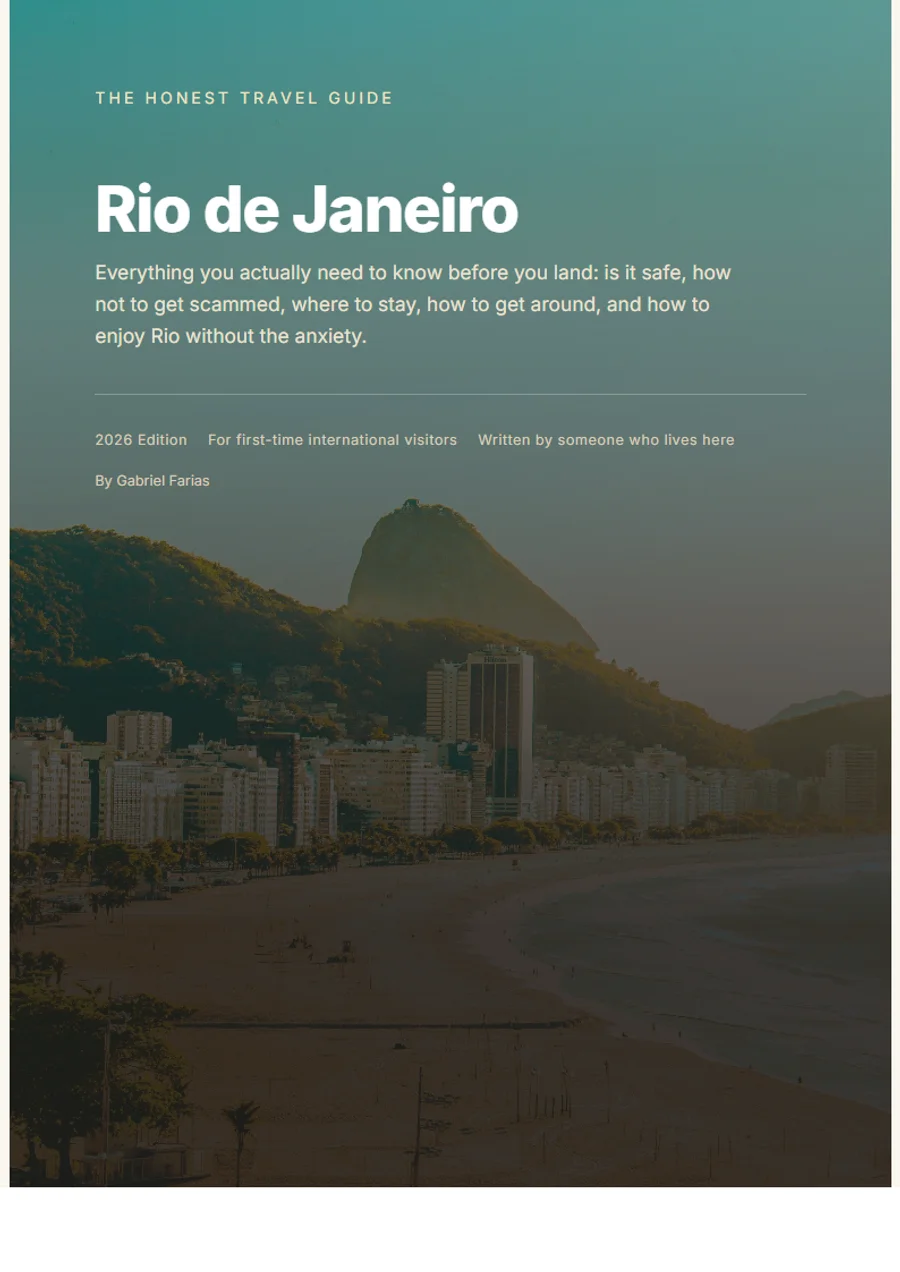 Cover of The Honest Rio de Janeiro Travel Guide